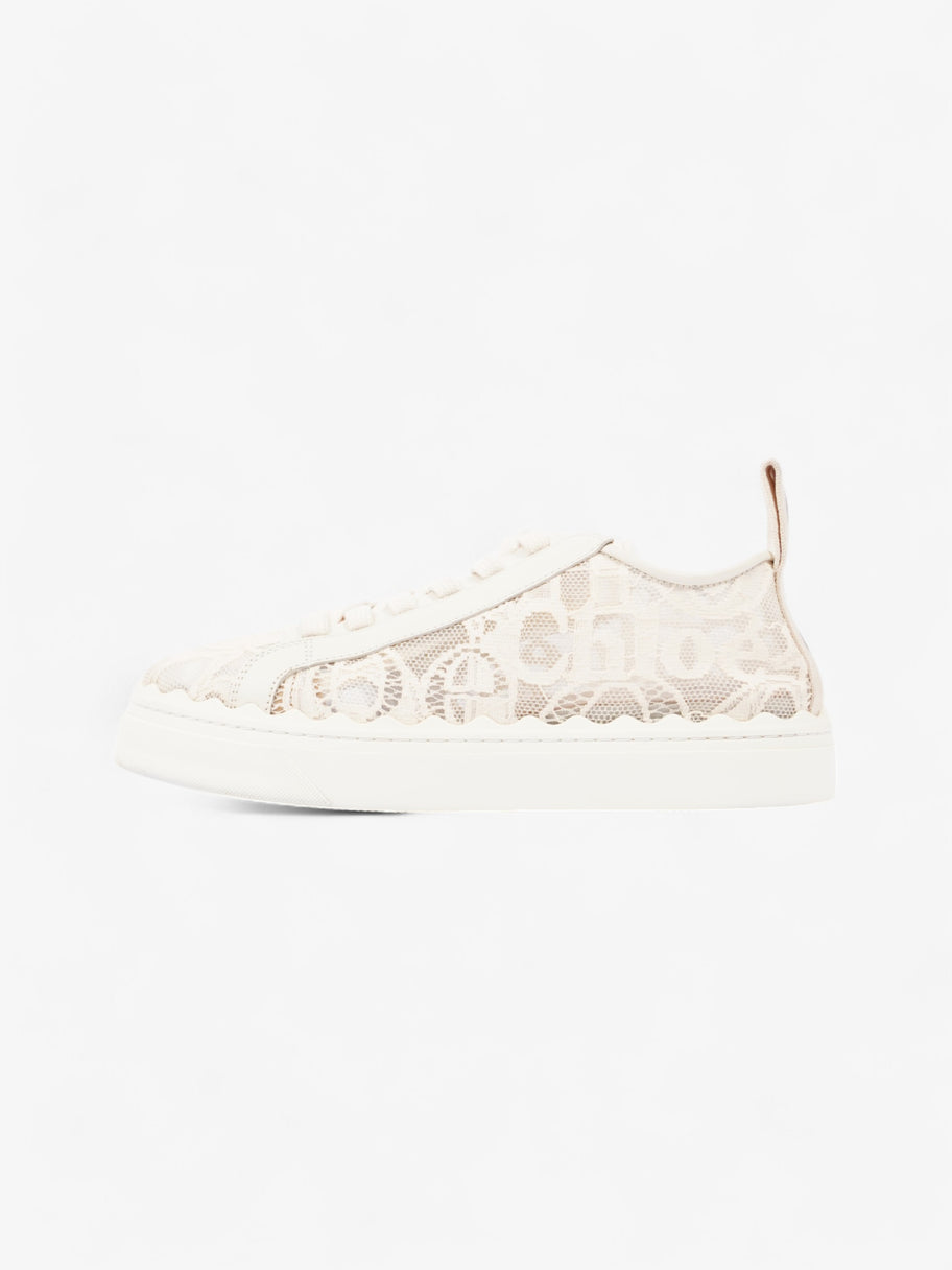 Chloe Lauren Sneakers Cream / Black Lace EU 40 UK 7 Image 5