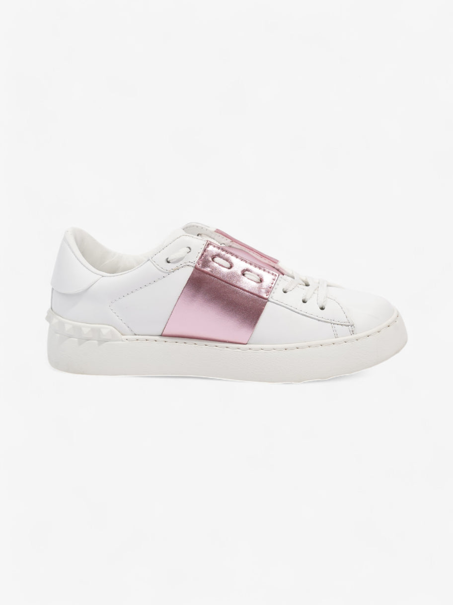 Valentino Open Sneakers White  / Pink Leather EU 37.5 UK 4.5 Image 5