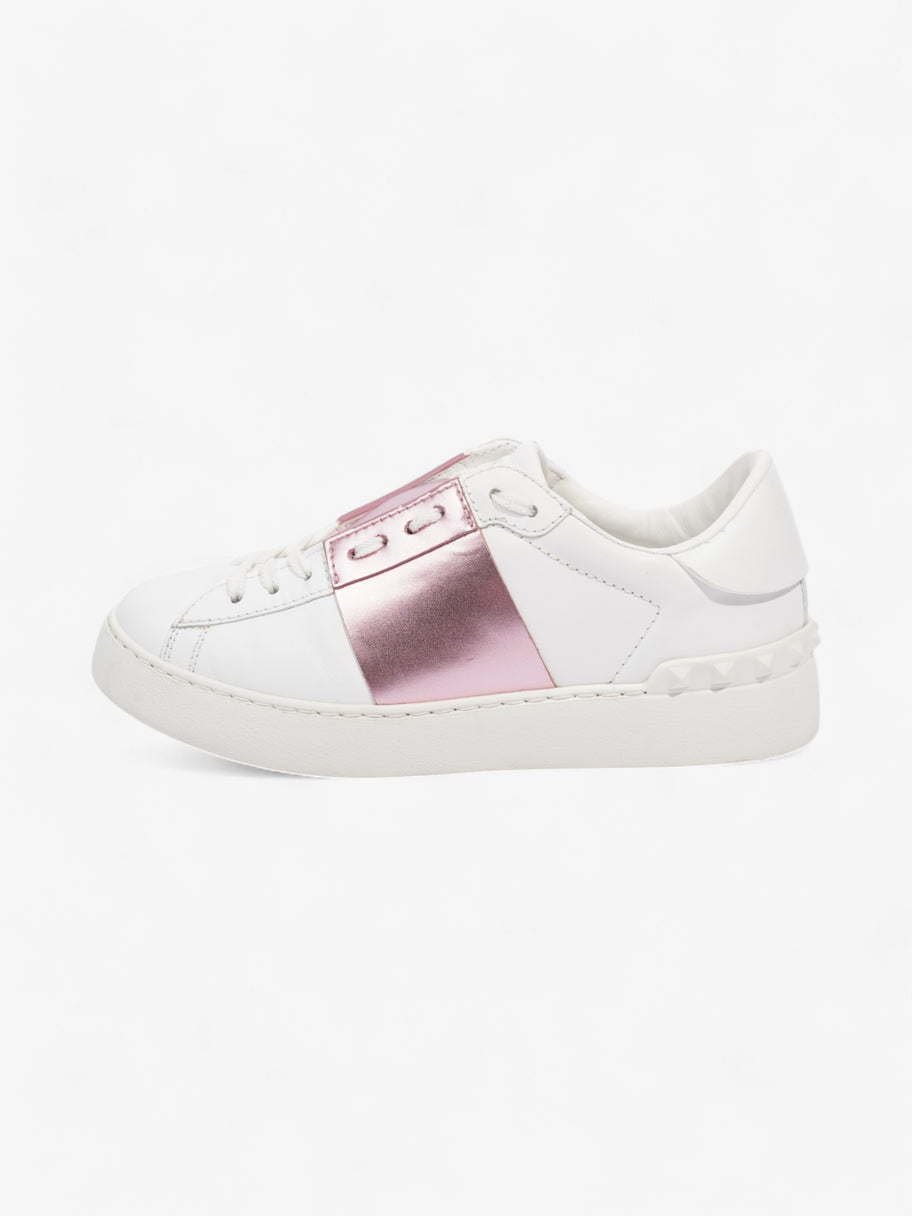 Valentino Open Sneakers White  / Pink Leather EU 37.5 UK 4.5 Image 6