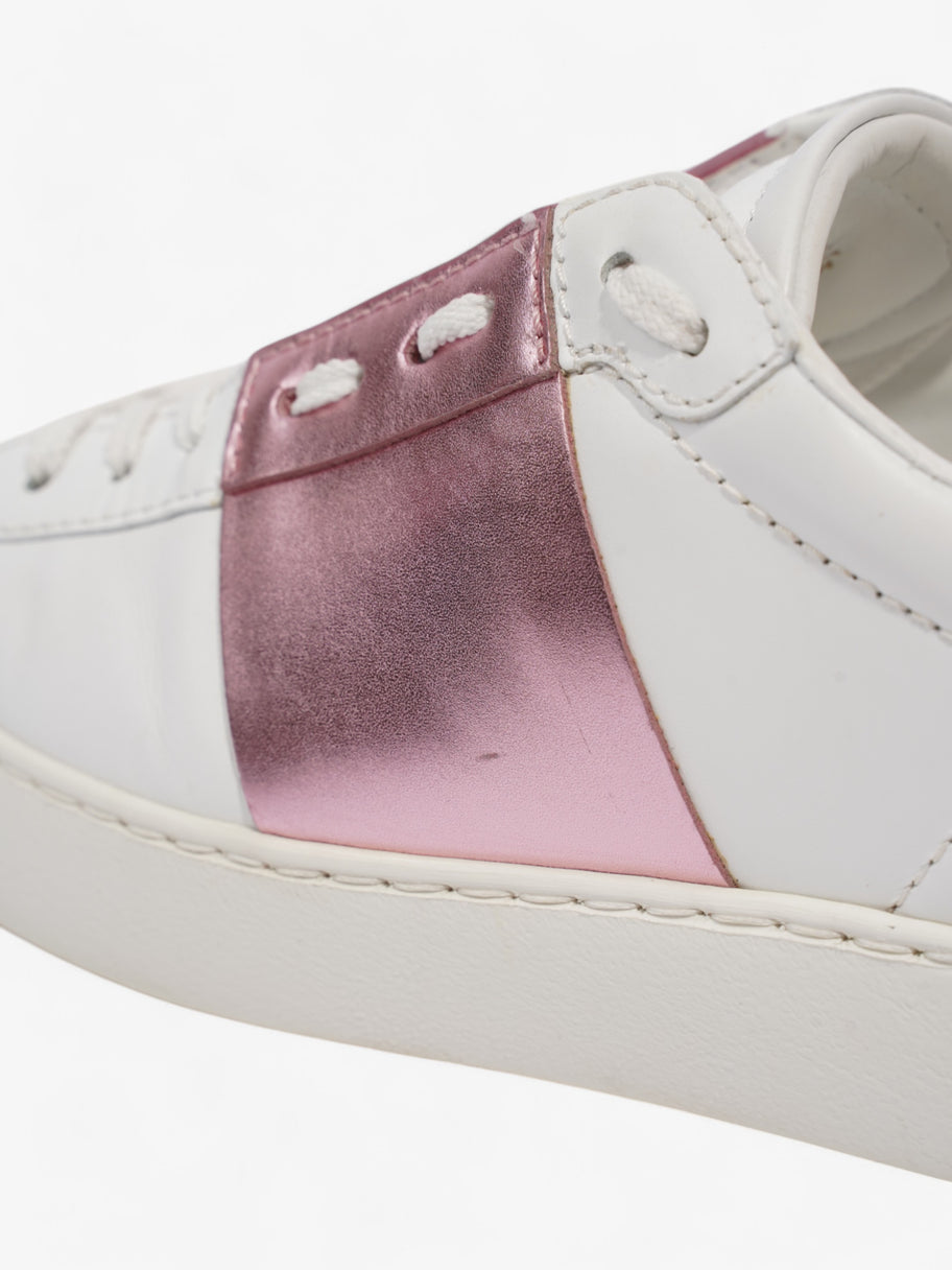 Valentino Open Sneakers White  / Pink Leather EU 37.5 UK 4.5 Image 7