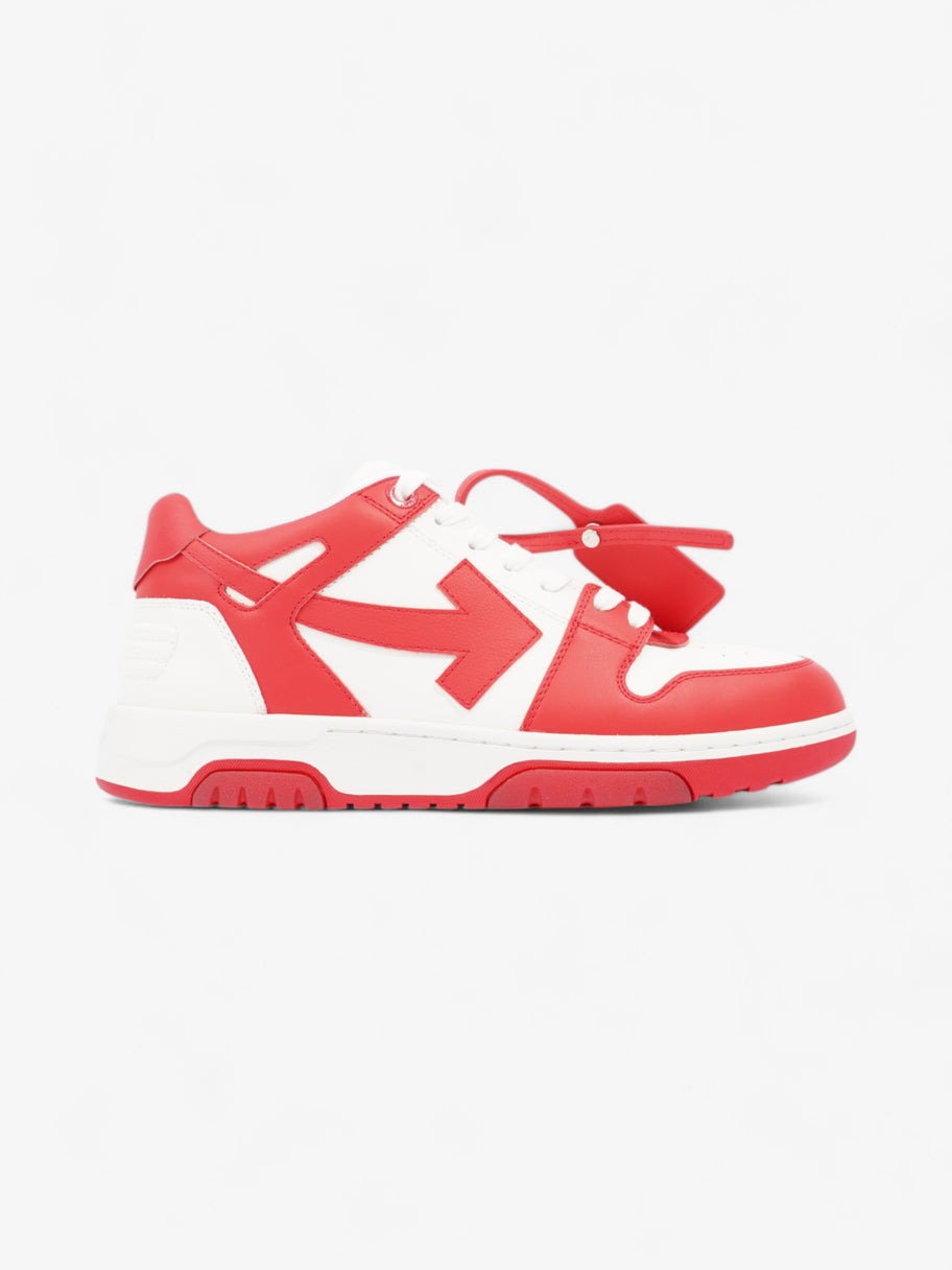 Off White Out Of Office Sneakers White  / Red Leather EU 43 UK 9 Image 1