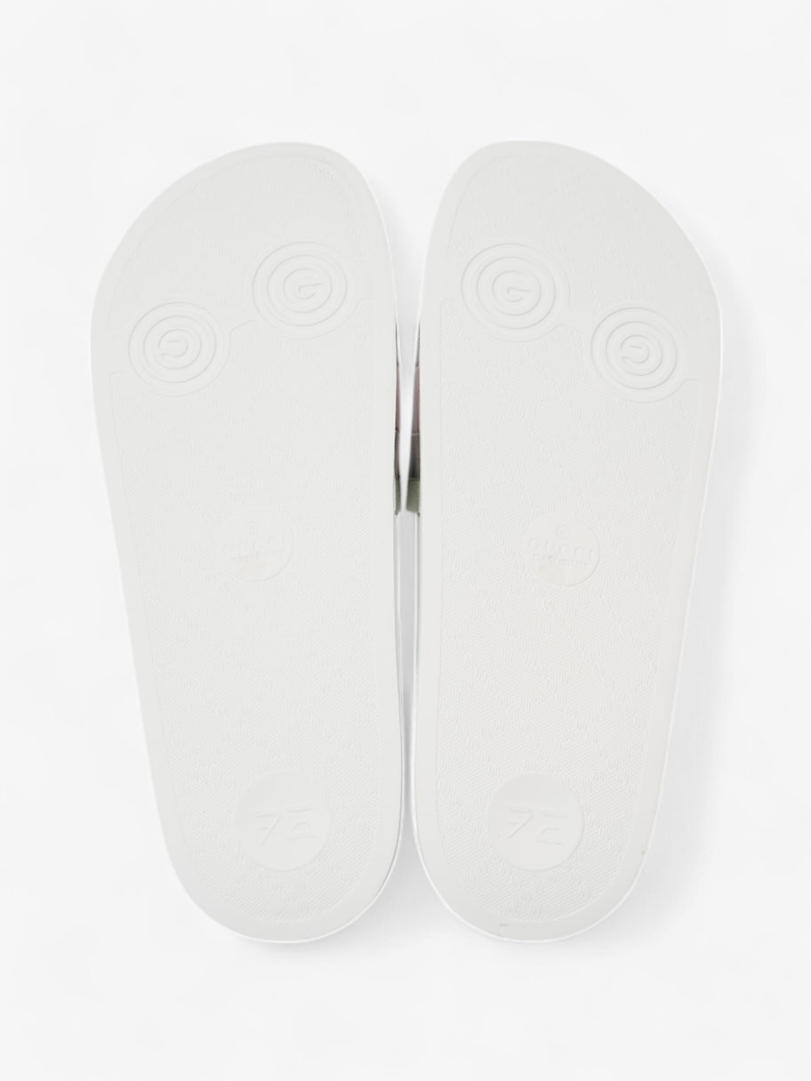 Gucci Gucci Slides White  / Green / Red Rubber EU 42 UK 8 Image 7