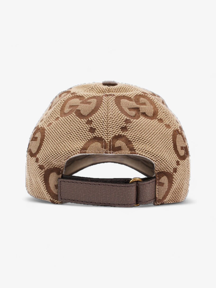 Gucci Jumbo GG Baseball Hat Camel / Ebony Cotton XS Image 3