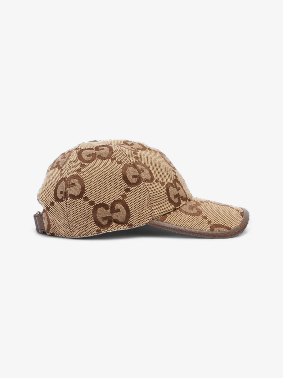 Gucci Jumbo GG Baseball Hat Camel / Ebony Cotton XS Image 4