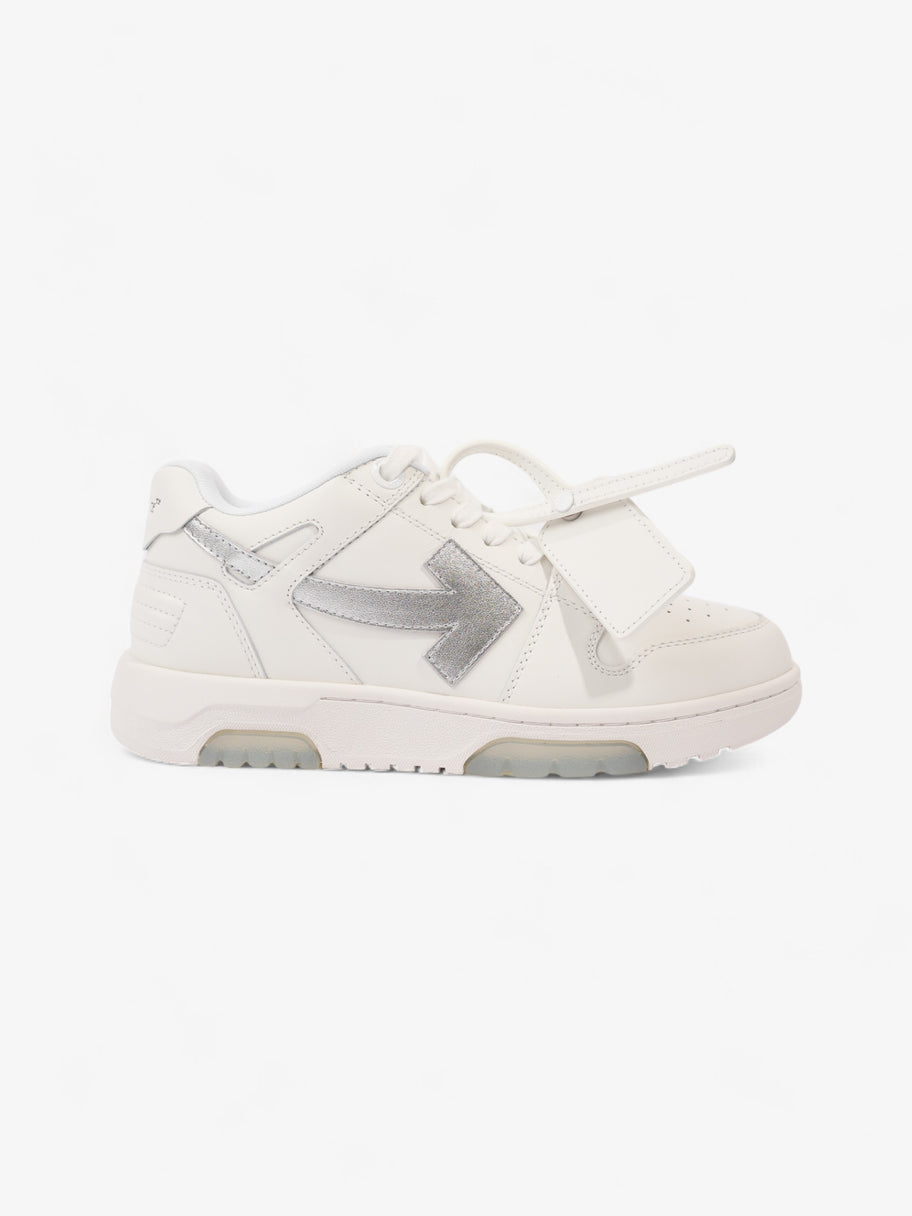 Off White Out Of Office White / Silver Leather EU 38 UK 5 Image 1