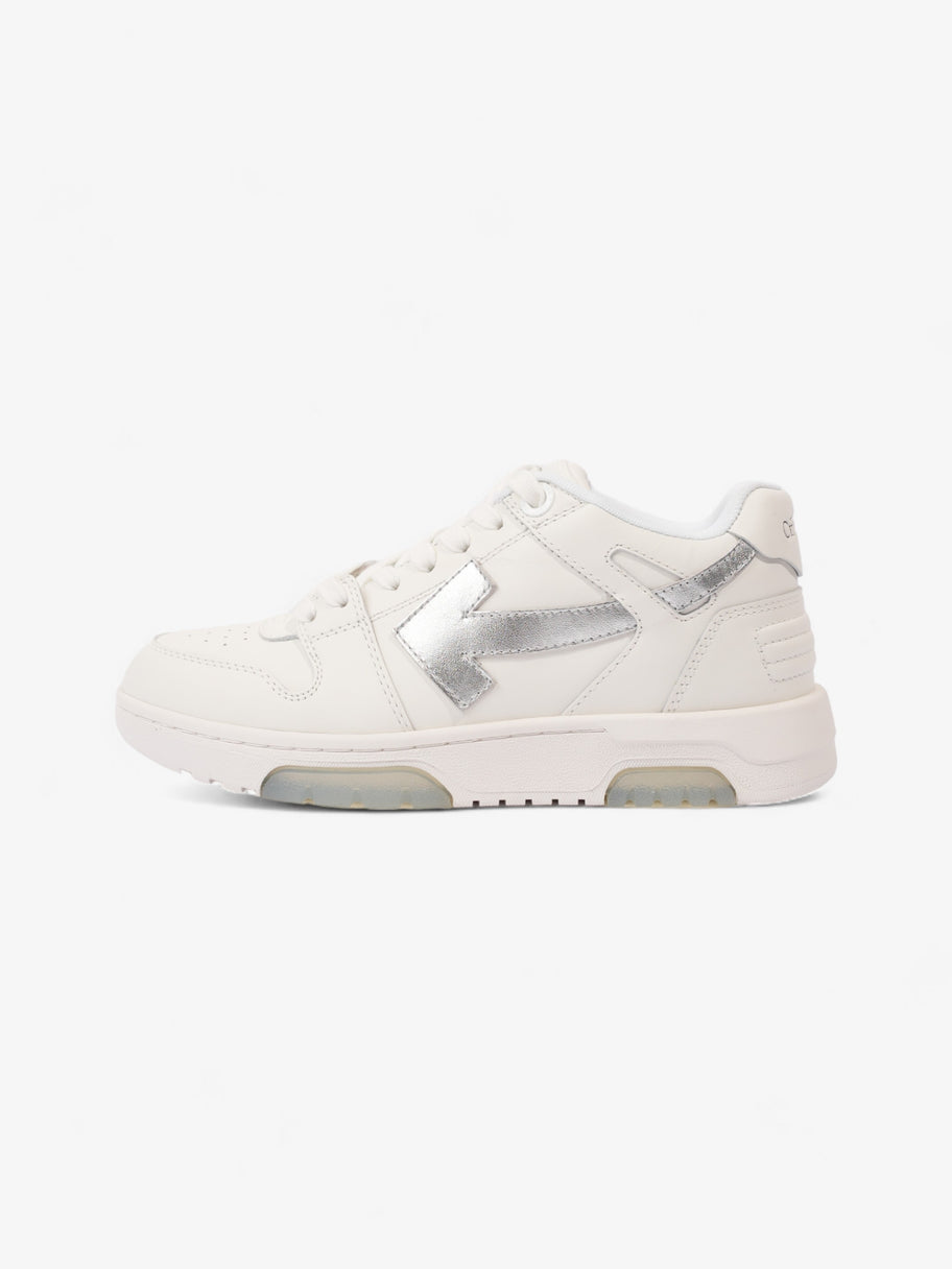 Off White Out Of Office White / Silver Leather EU 38 UK 5 Image 5