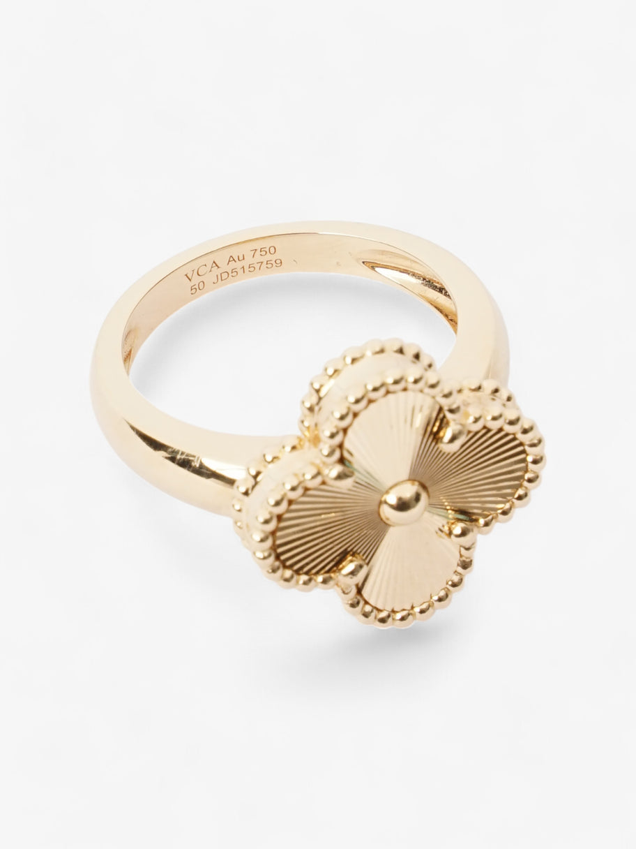 Van Cleef and Arpels Vintage Alhambra Ring Yellow Gold Yellow Gold 50 (Circumference - 50mm) Image 3