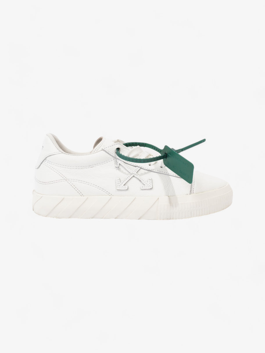 Off White Low Vulcanized White Leather EU 40 UK 7 Image 1