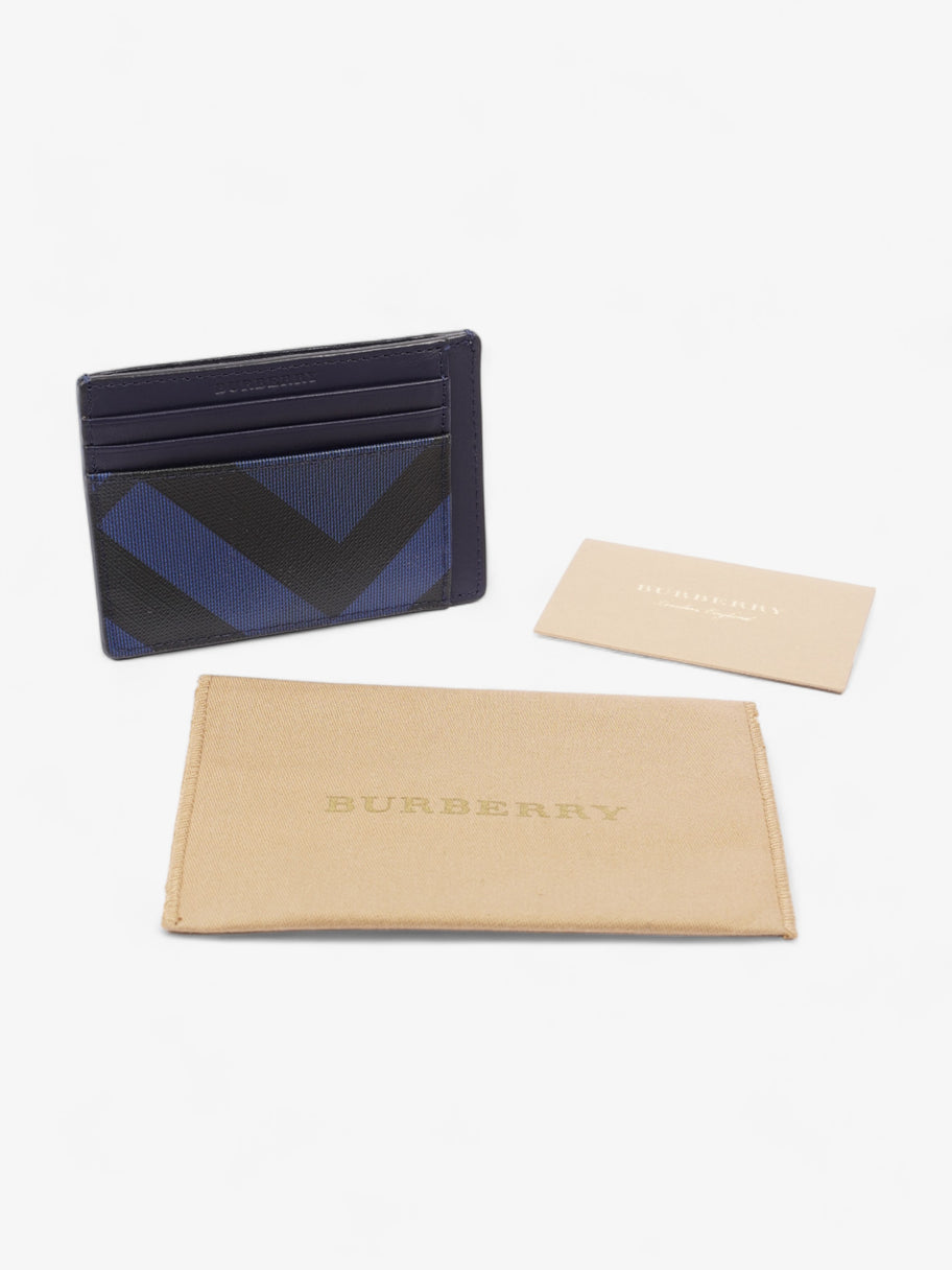 Burberry London Check Collection Bernie Card Case Bright Lapis Leather Image 6