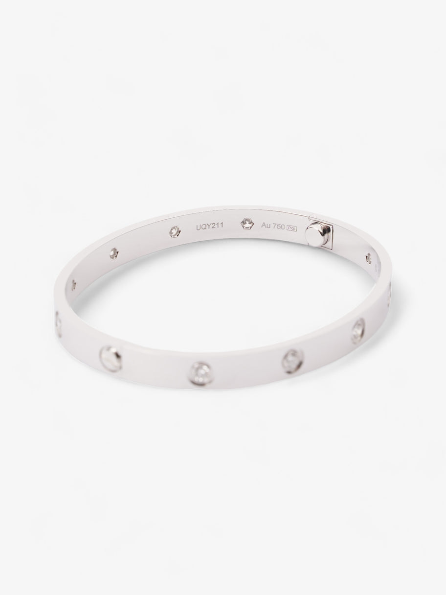 Cartier Love Bracelet, 10 Diamonds white gold 750/1000 White Gold 18cm Image 4