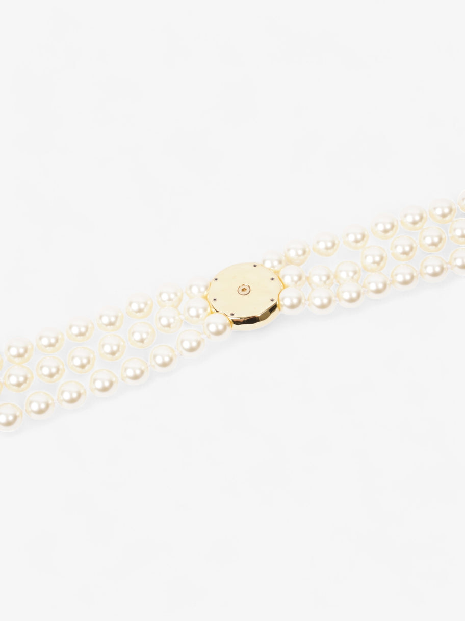 Chanel CC Pearl Chocker Gold / Pearl Base Metal Image 4