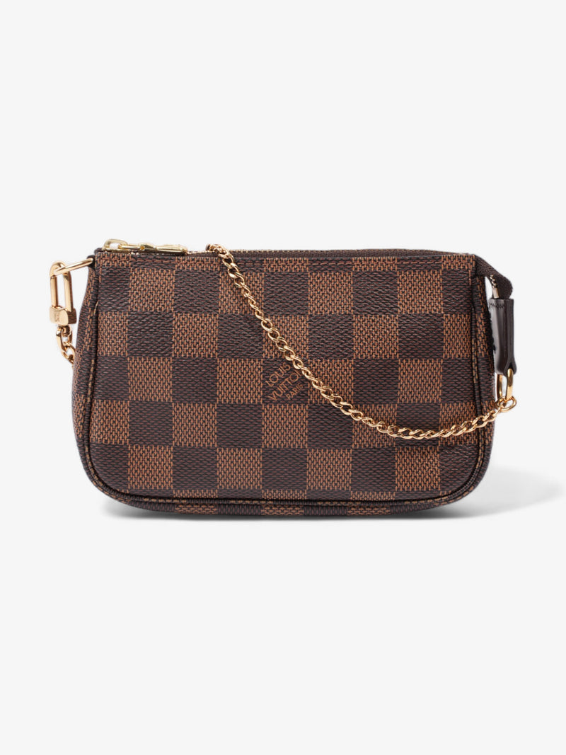  Louis Vuitton Mini Pochette Accessoires Damier Ebene Coated Canvas