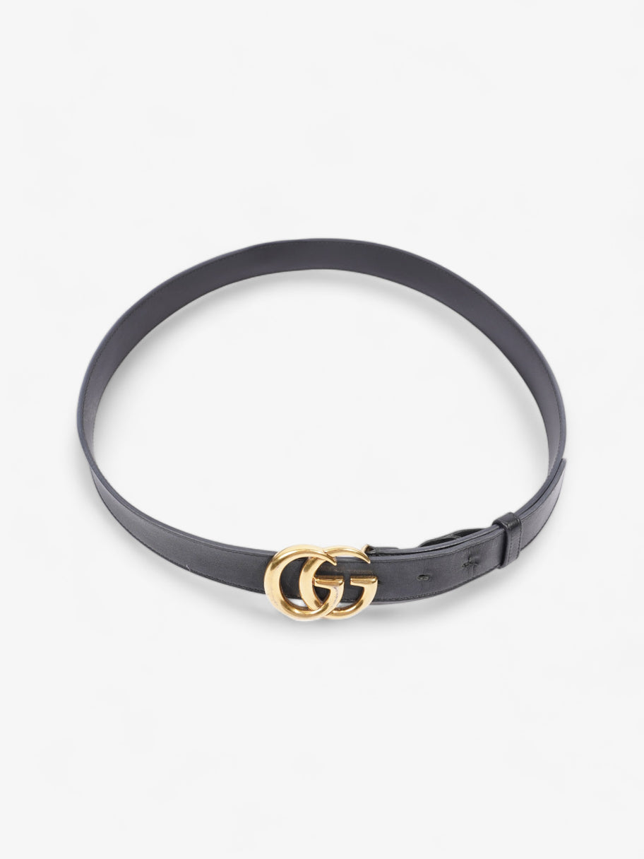 Gucci GG Marmont Belt Black Leather 90cm 36