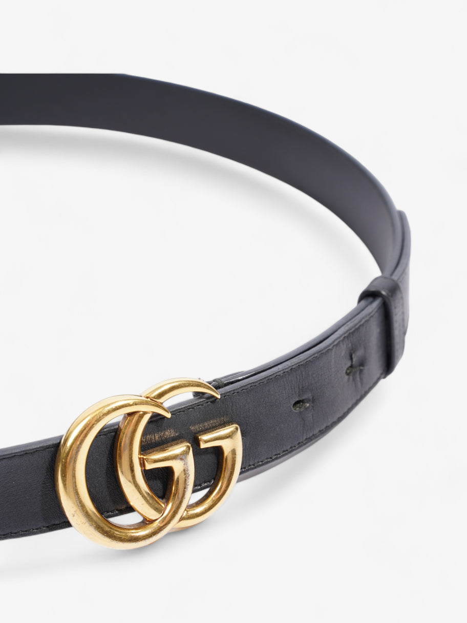 Gucci GG Marmont Belt Black Leather 90cm 36