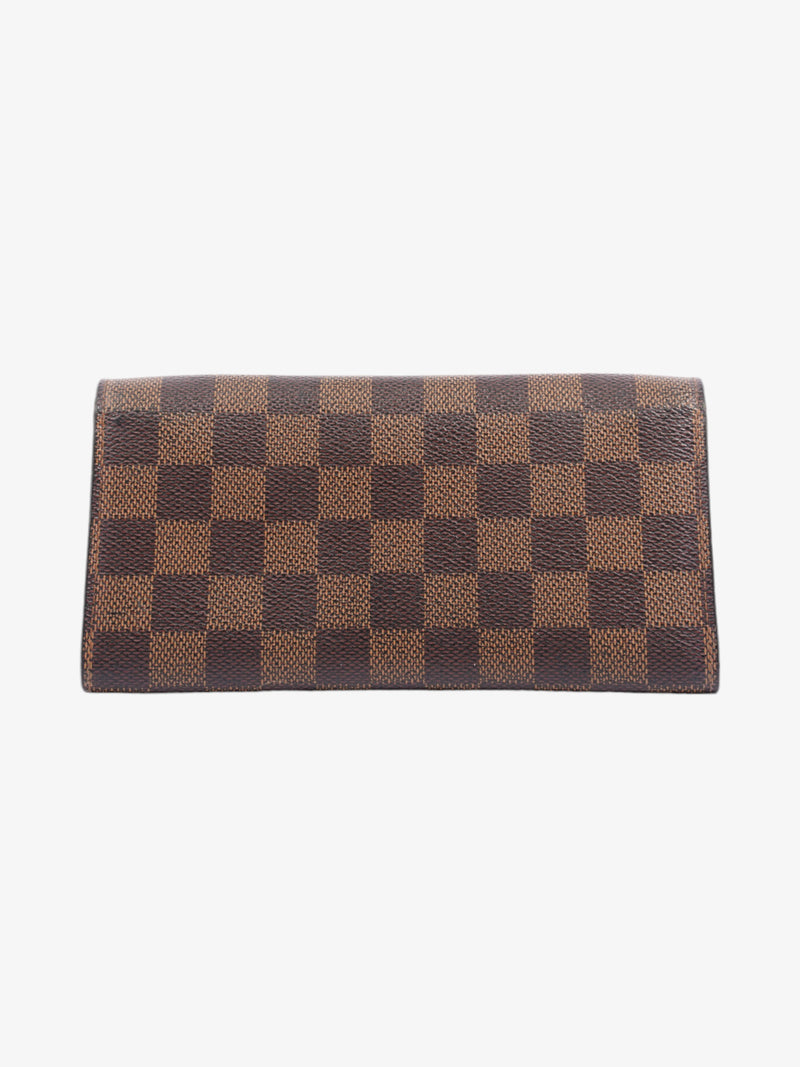  Louis Vuitton Emilie Wallet Damier Ebene Coated Canvas