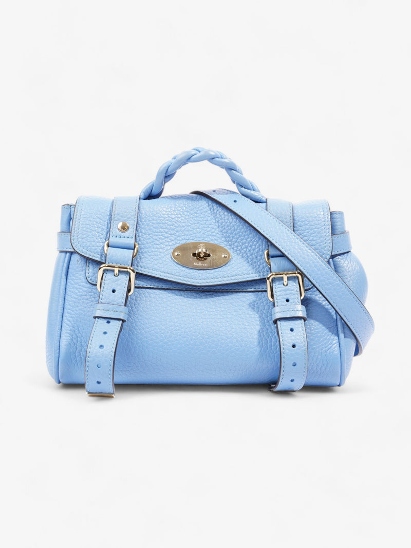  Mulberry Alexa Blue Grained Leather Mini