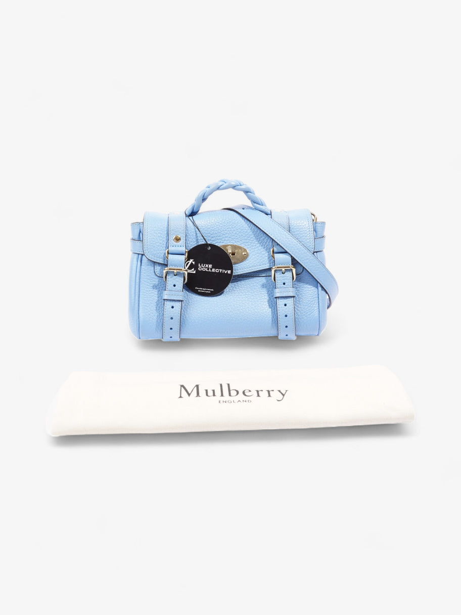 Mulberry Alexa Blue Grained Leather Mini Image 8