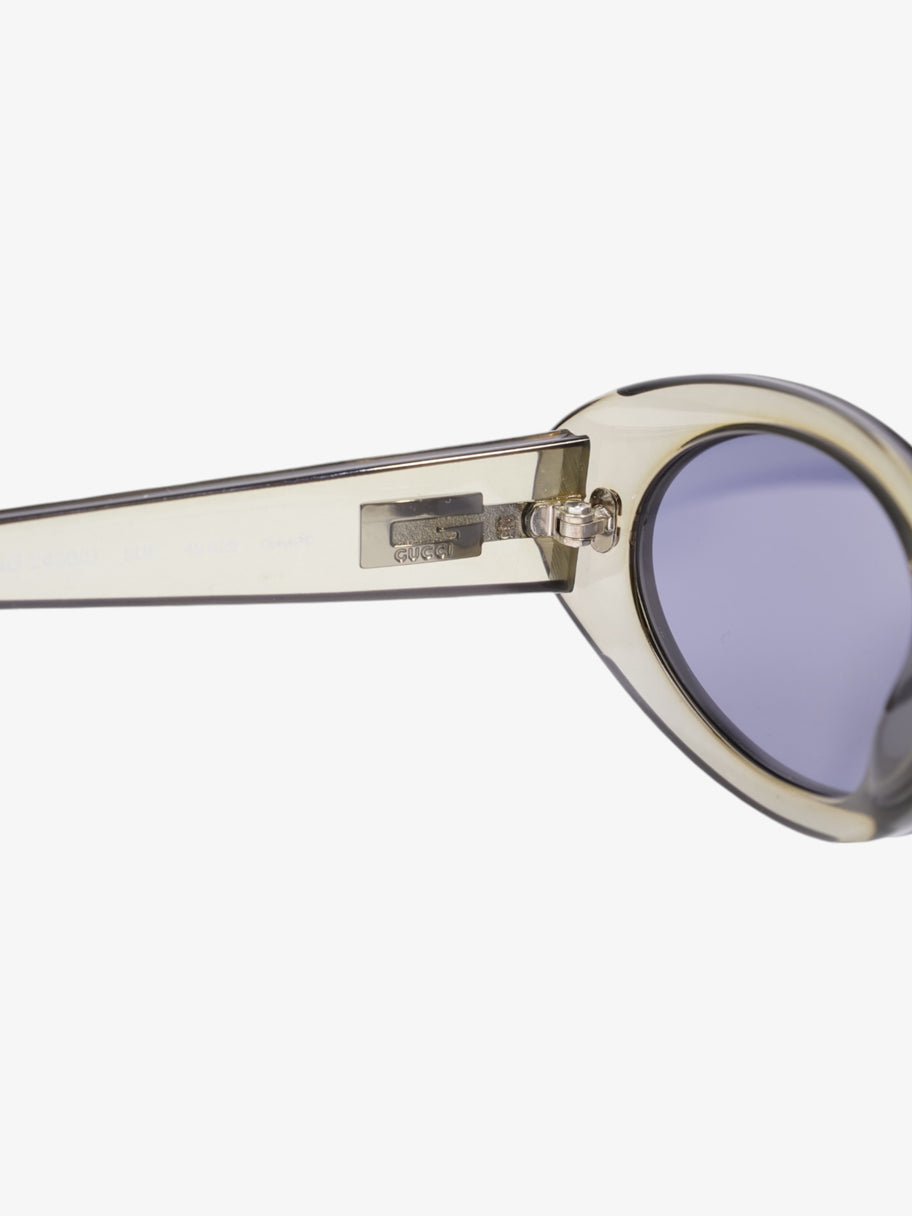 Gucci GG Sunglasses Khaki Acetate 135mm Image 6