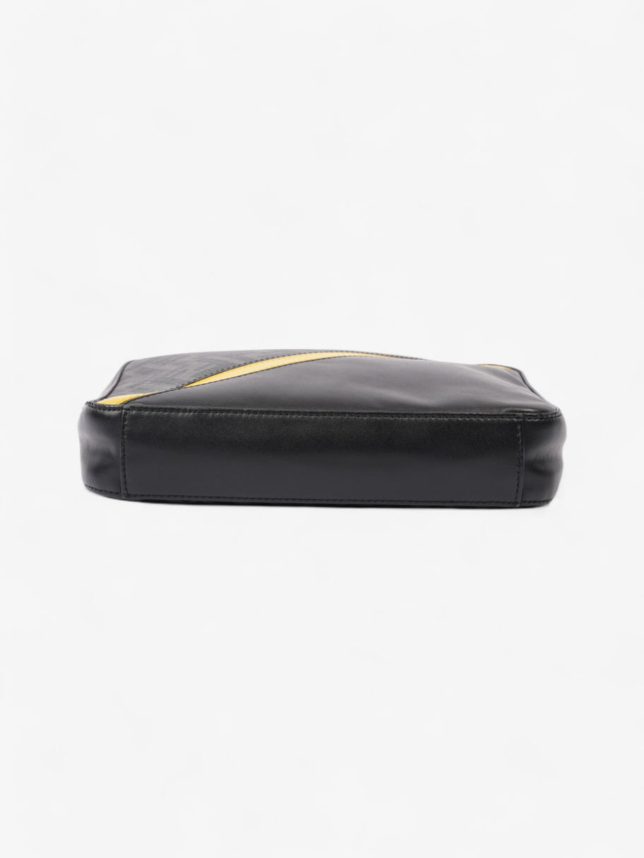 Fendi Camera Bag Black / Grey / Yellow Canvas Image 6