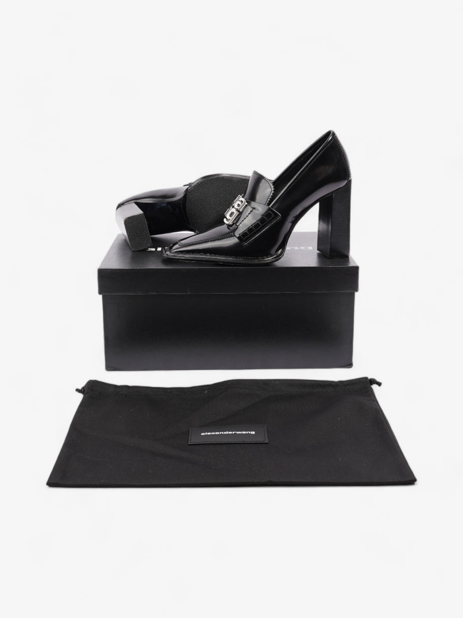 Alexander Wang Parker Box Heels 85mm Black / Silver Patent Leather EU 38 UK 5 Image 10