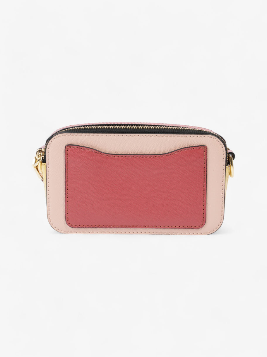 Marc Jacobs The Snapshot Bag Light Pink / Yellow / Dark Pink Leather Image 4