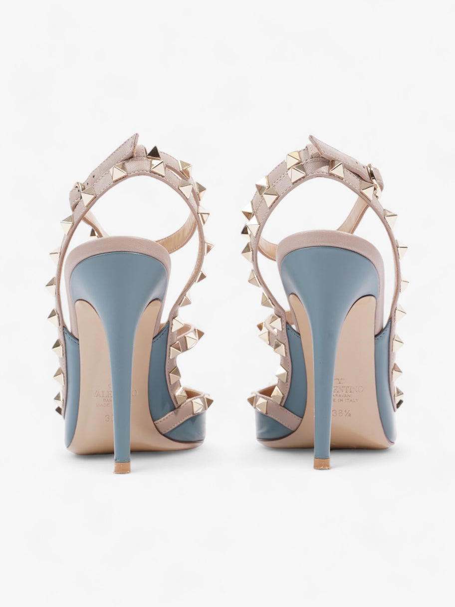 Valentino Rockstud Heels 105mm Blue Grey / Dusty Pink  Leather EU 38.5 UK 5.5 Image 6