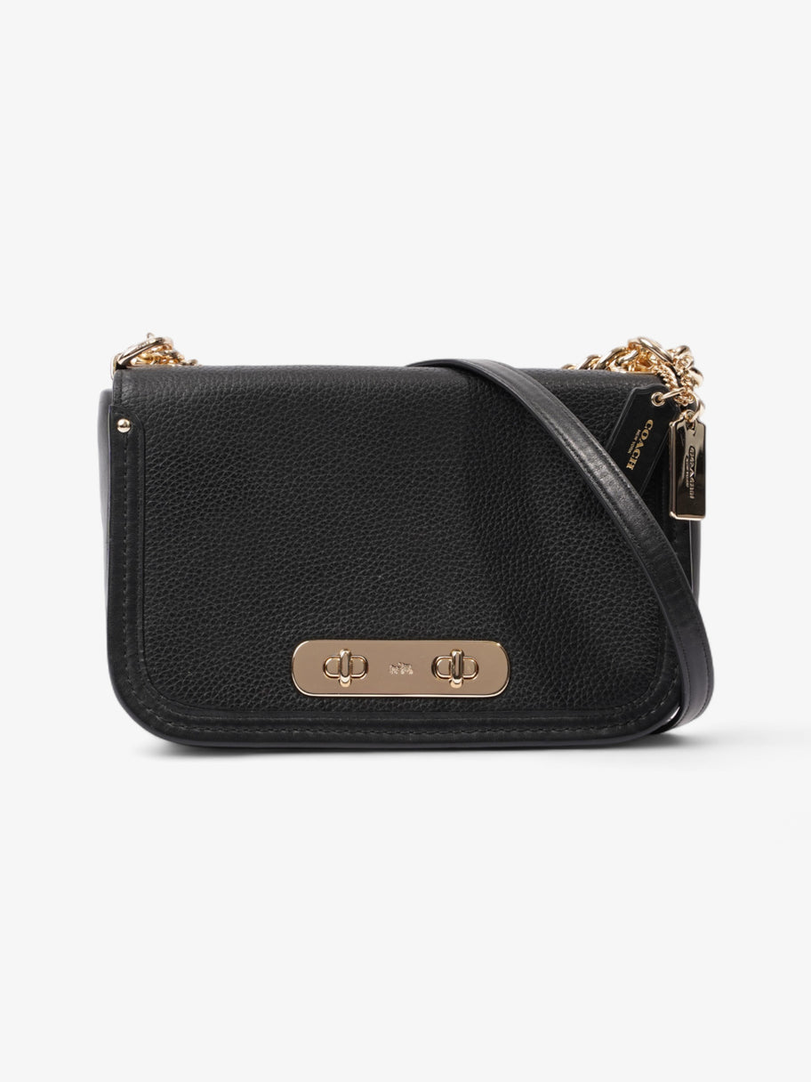 Coach Black & gold bag Black Leather Image 1