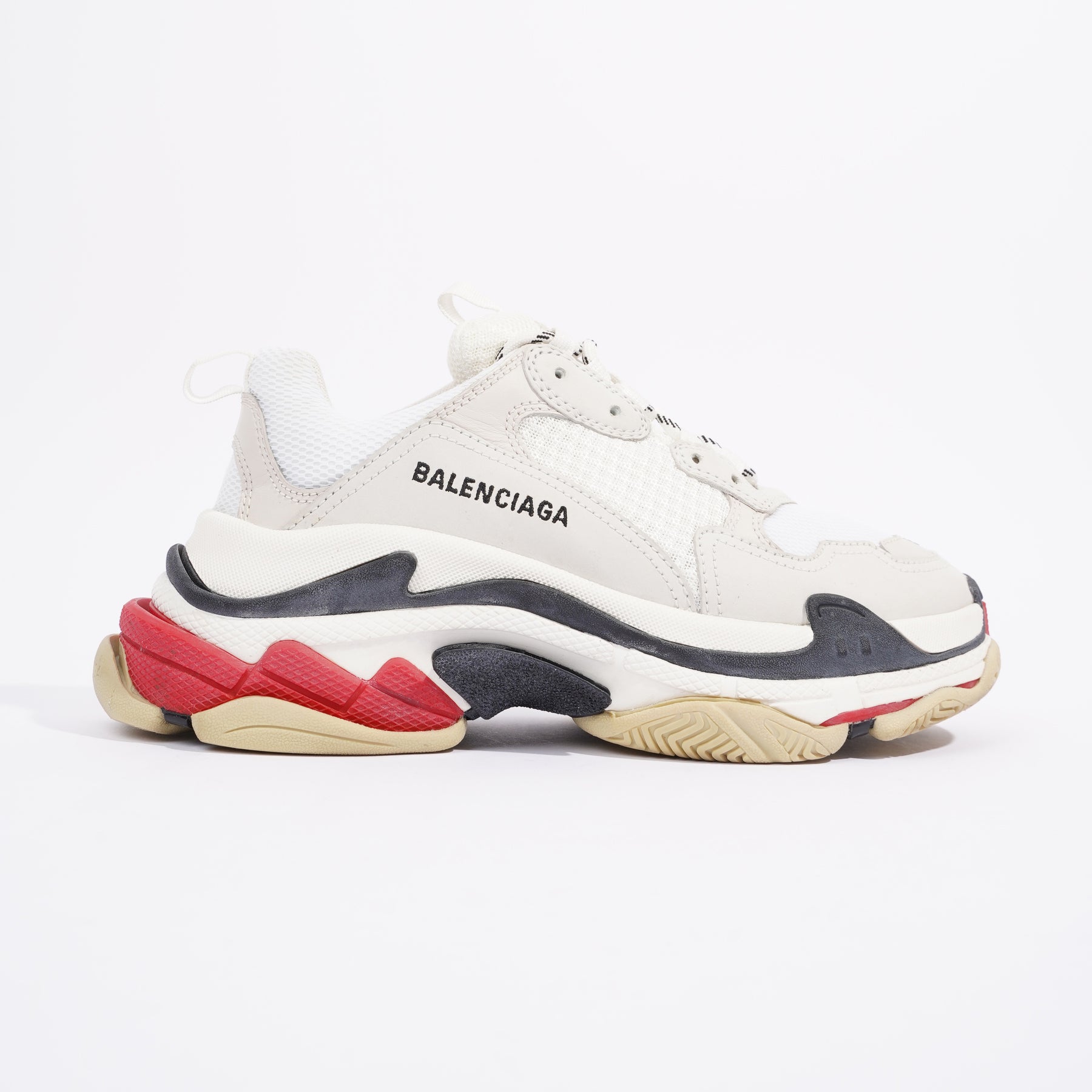 Black red shop and white balenciaga