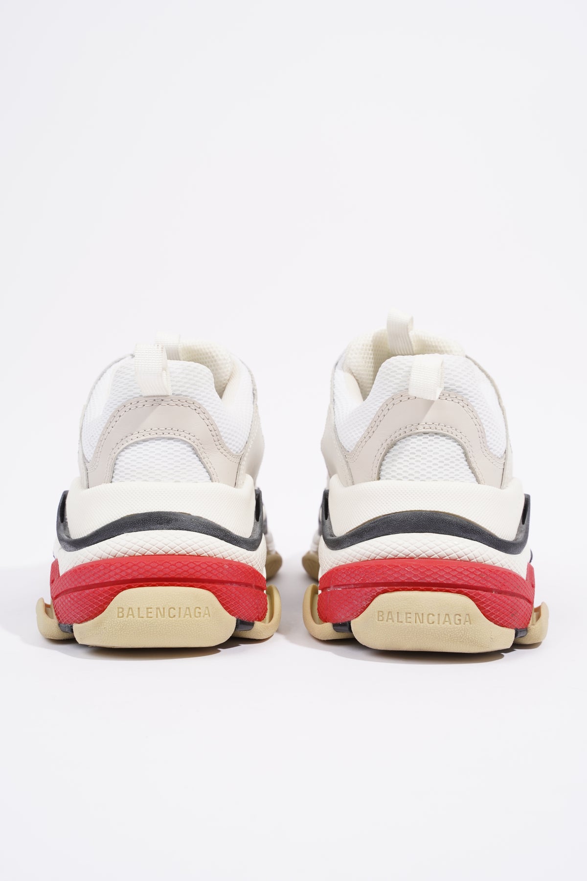 Balenciaga white sale and red