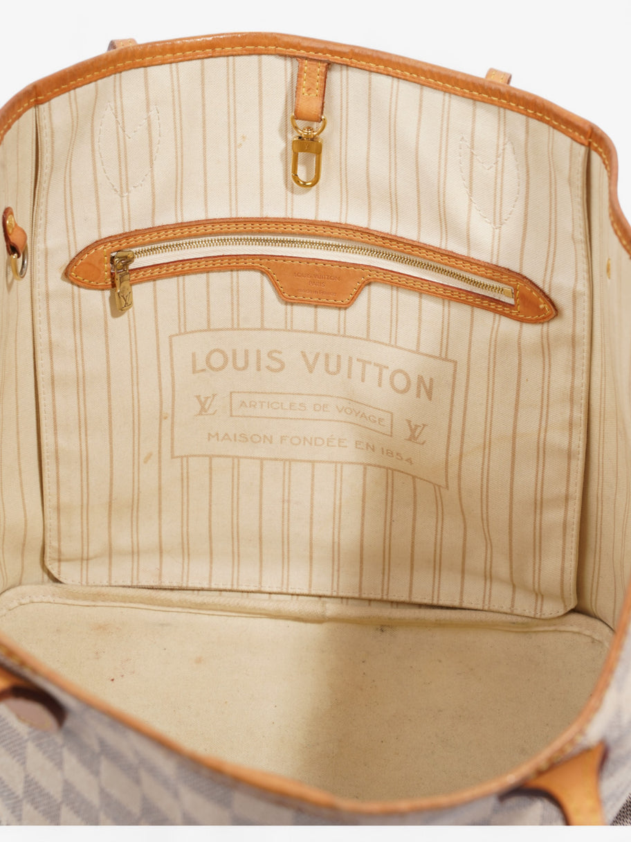 Louis Vuitton Neverfull Damier Azur Coated Canvas MM Image 9