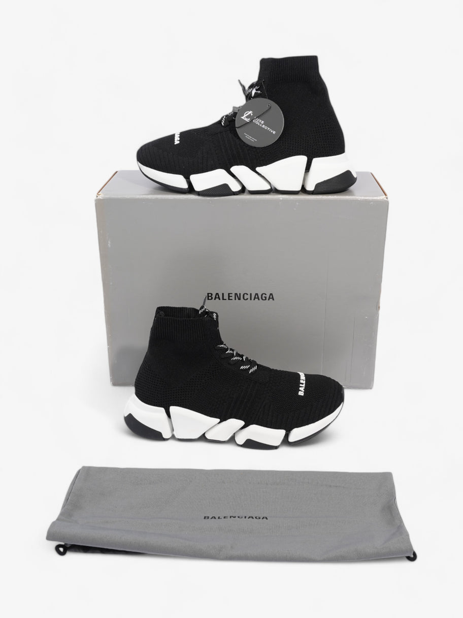 Balenciaga Speed 2.0 Lace Up  Black / White Cotton EU 40 UK 6 Image 10