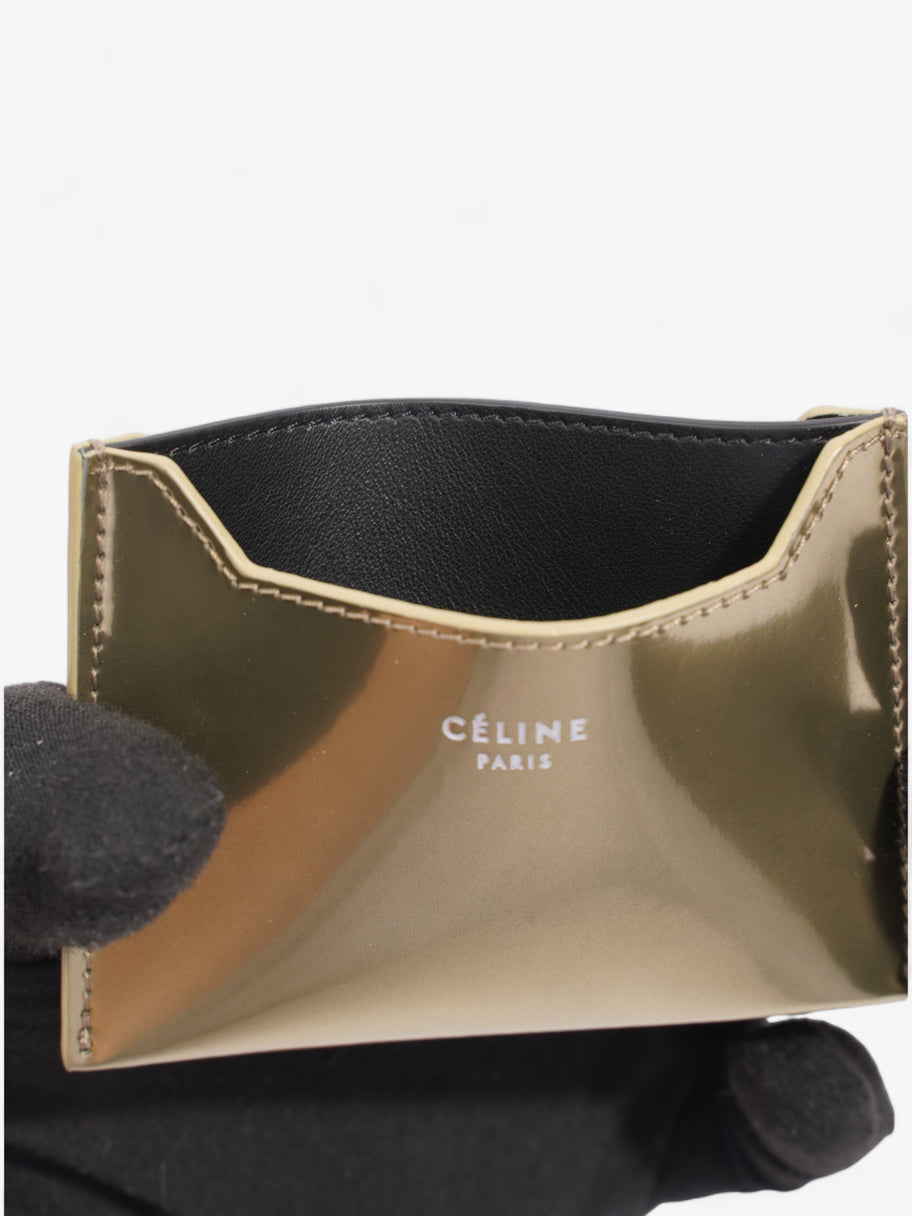 Celine Card Holder Metallic Gold Leather Image 5