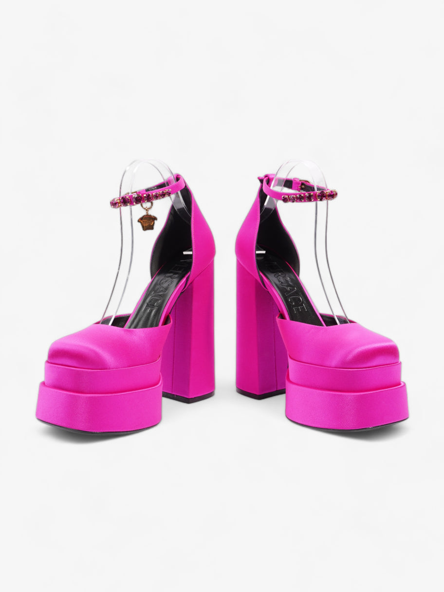 Versace Aevitas Platform Pumps 160 Pink Velvet EU 38.5 UK 5.5 Image 11