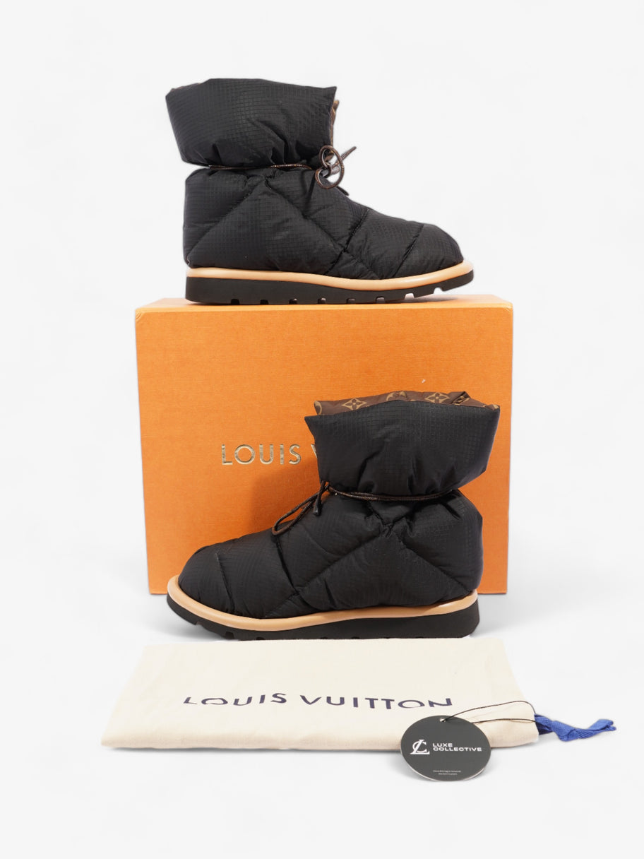 Louis Vuitton Pillow Comfort Ankle Boots Black / Monogram Nylon EU 39 UK 6 Image 10