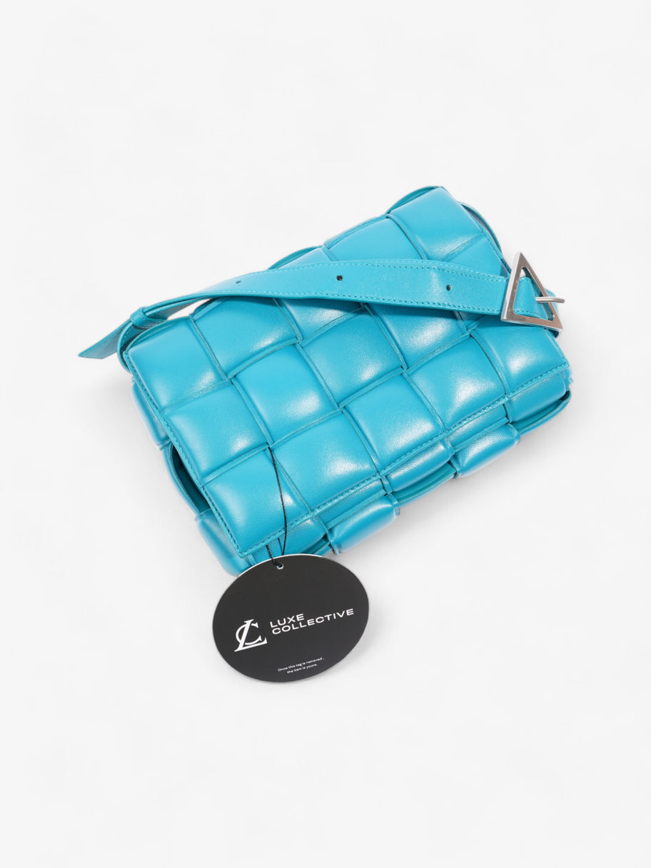 Bottega Veneta Cassette Turquoise  Intrecciato Leather Image 9