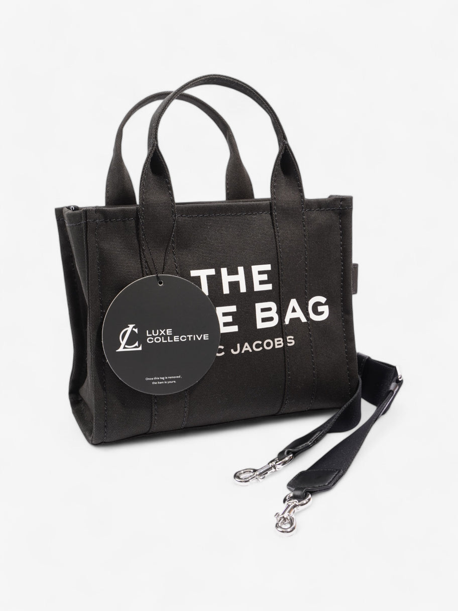 Marc Jacobs The Tote Bag Black / White Canvas Small Image 9