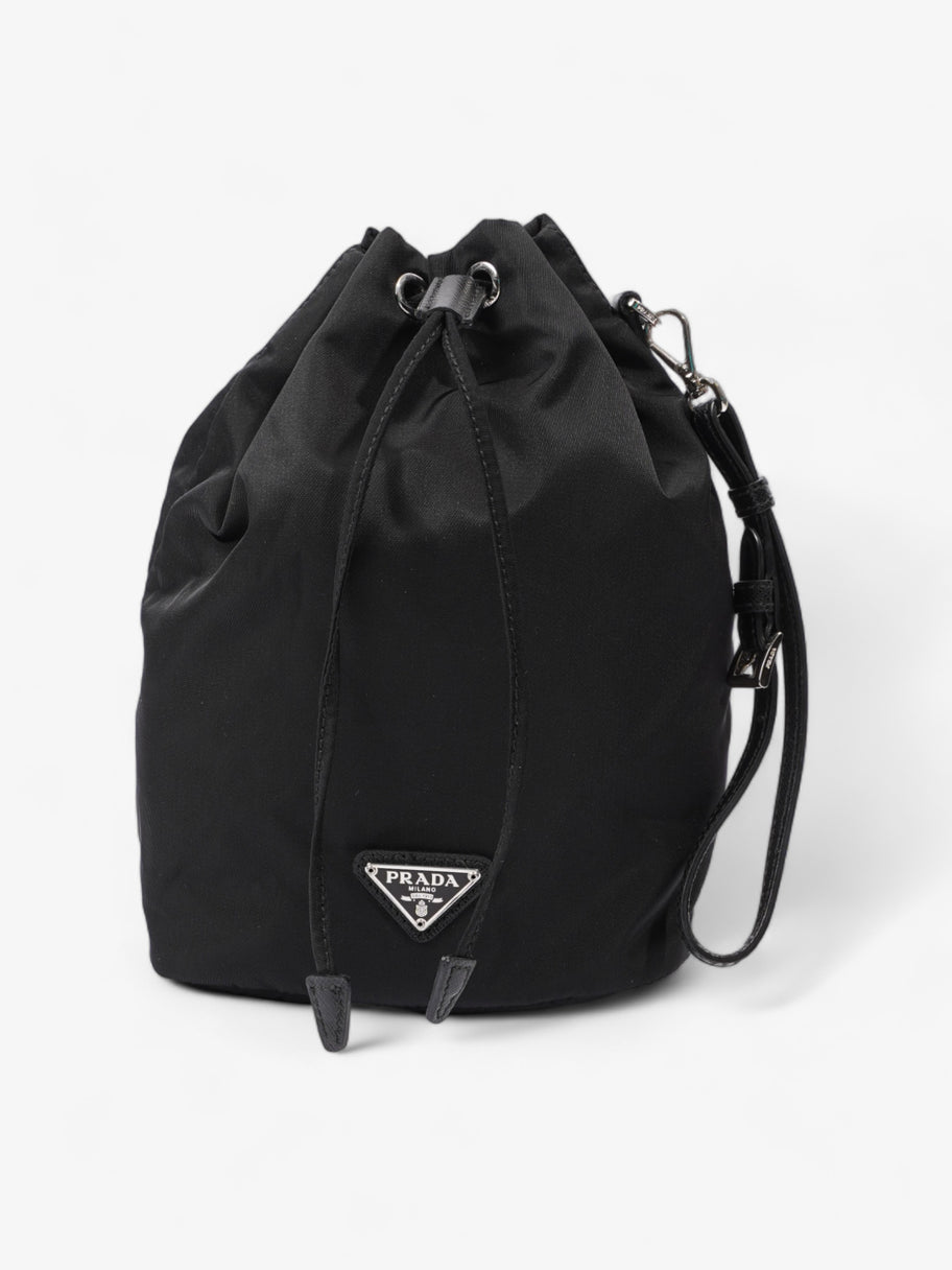 Prada Drawstring Pouch Black Re Nylon Image 1