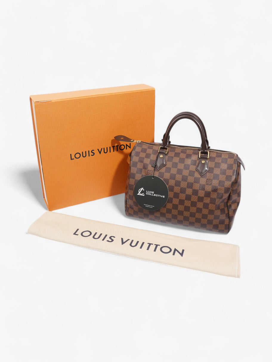 Louis Vuitton Speedy Damier Ebene Coated Canvas 30 Image 12