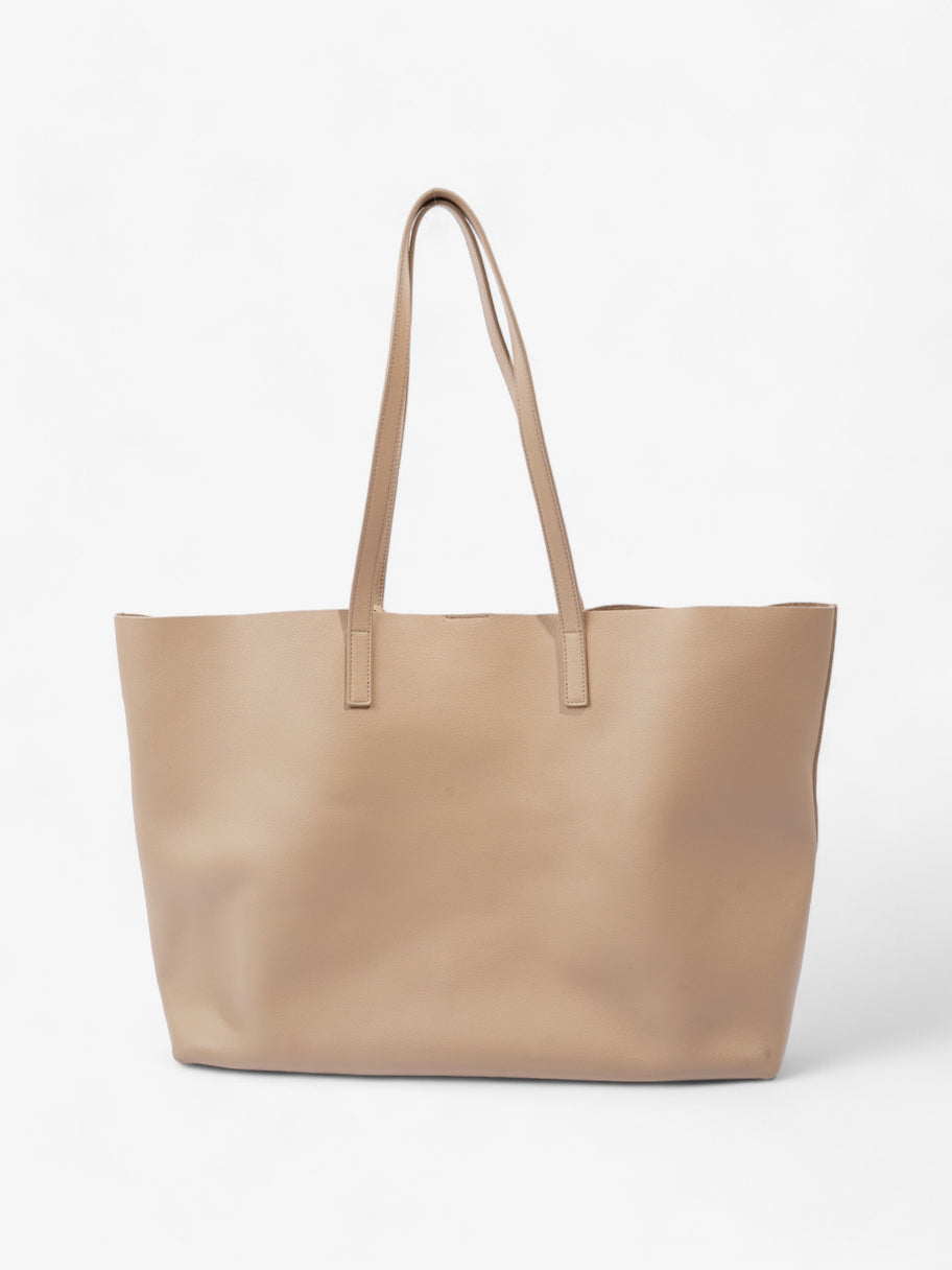 Saint Laurent Shopping Tote Beige Calfskin Leather Image 5