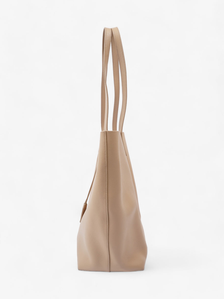 Saint Laurent Shopping Tote Beige Calfskin Leather Image 6