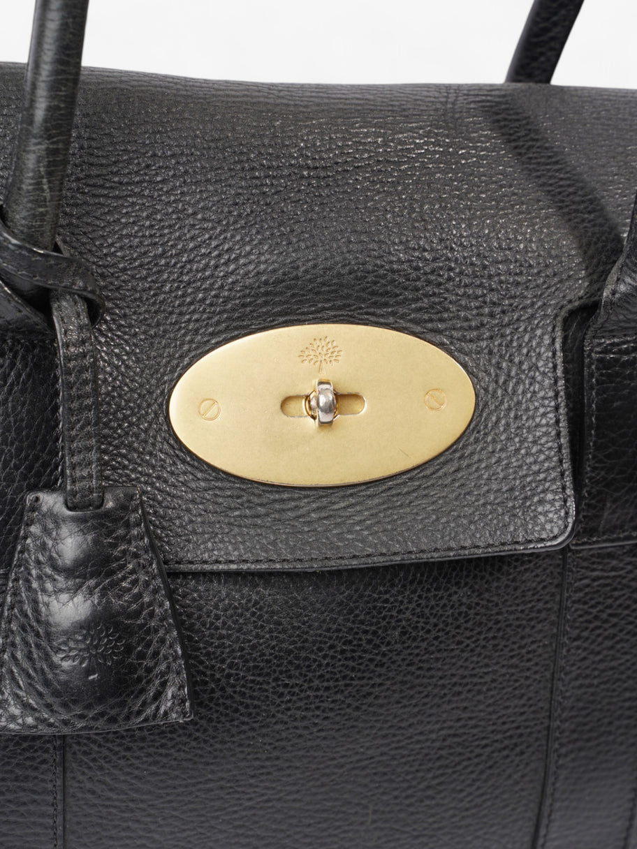 Mulberry Bayswater Black Grained Leather Image 8