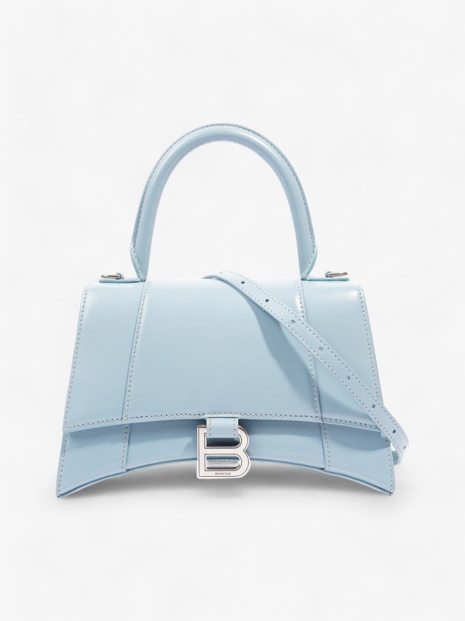 Balenciaga Hourglass Powder Blue Lambskin Leather Small Image 1