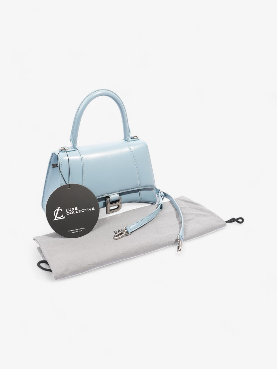 Balenciaga Hourglass Powder Blue Lambskin Leather Small Image 9