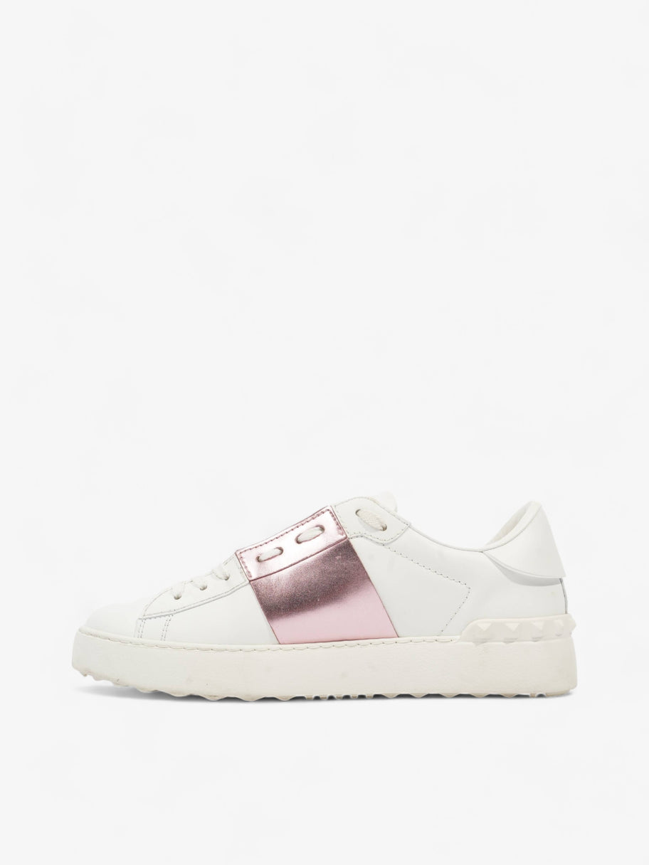 Open Stripe White / Metallic Pink Leather EU 39 UK 6 Image 3