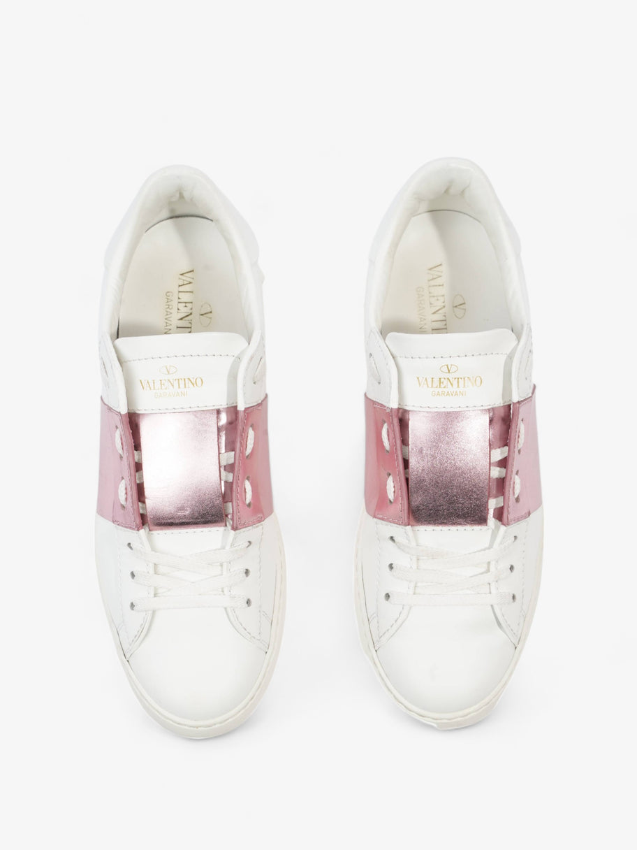 Open Stripe White / Metallic Pink Leather EU 39 UK 6 Image 8