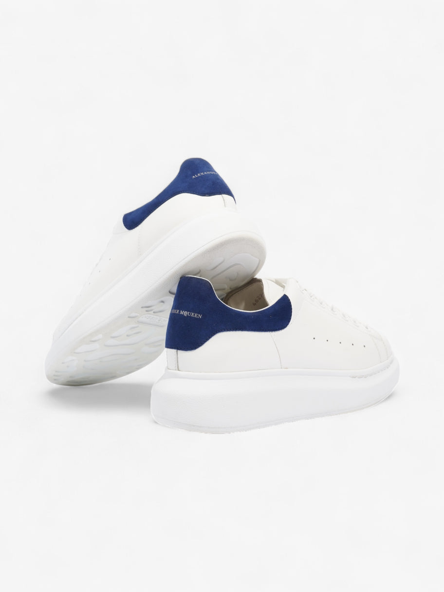 Alexander McQueen Oversized Sneakers White Blue Leather EU 39.5 UK 6 Luxe Collective