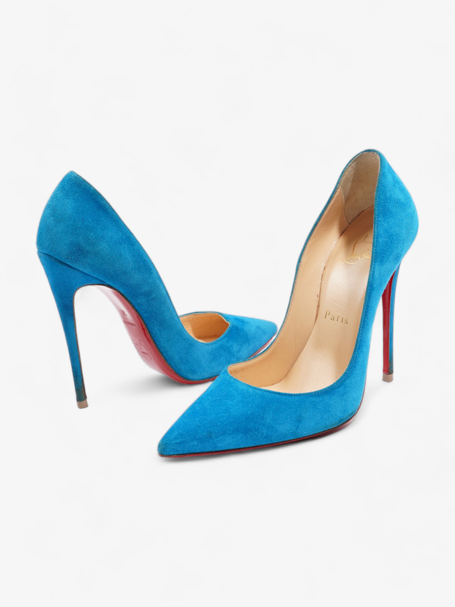 So Kate 120 Egyptian Blue Velvet EU 36 UK 3 Image 9