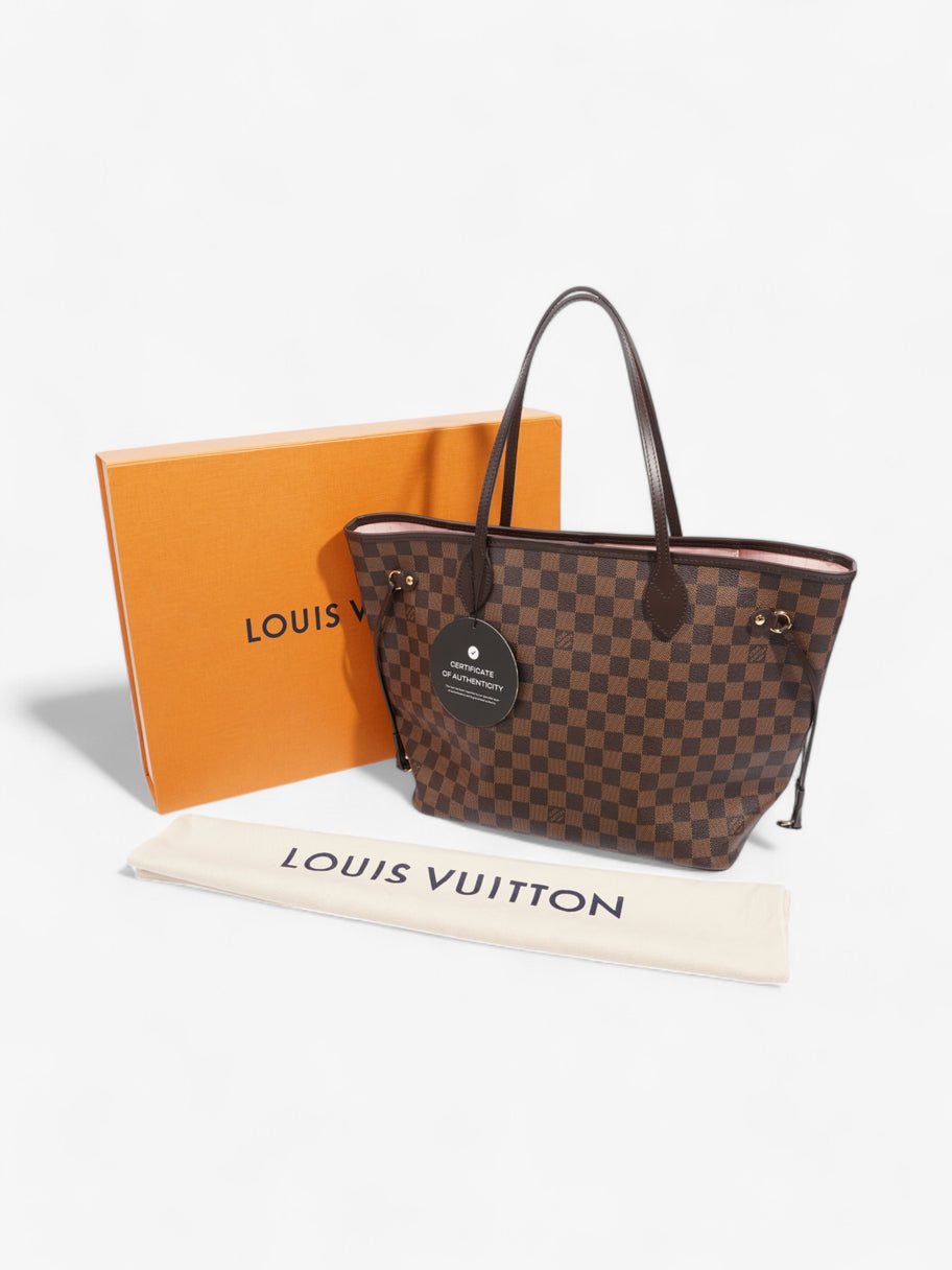 Louis Vuitton Neverfull Damier Ebene Coated Canvas MM Image 9