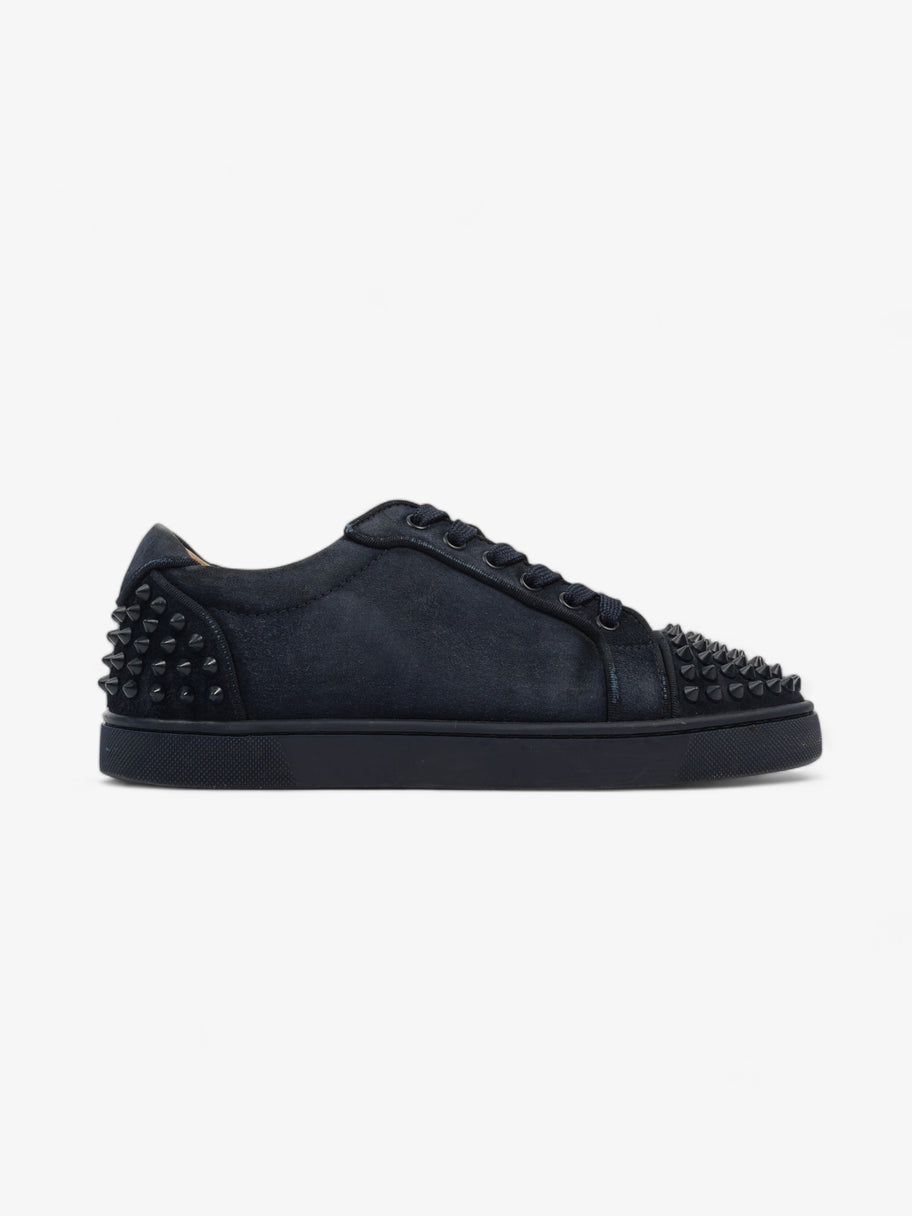 Christian louboutin navy suede best sale