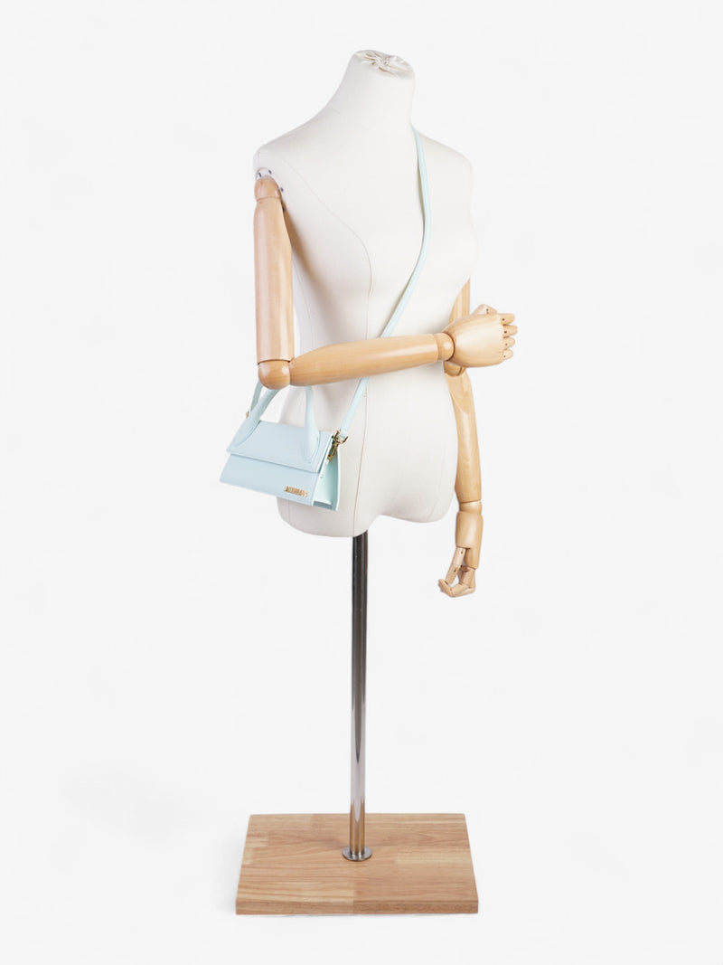  Jacquemus Le Chiquito Long Baby Blue Leather